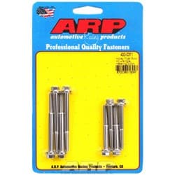 ARP HOLLEY FLOAT BOWL BOLTS(8) W/ONE METERING BLOCK, S/LESS ARP - 400-0311