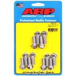 ARP HEX HEADER BOLTS, S/LESS 12PK 3/8 .750UHL ARP - 400-1101