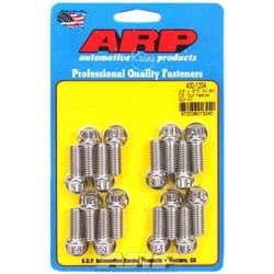 ARP 12PT HEADER BOLTS, S/LESS (16) 3/8 .750UHL. DRILLED ARP - 400-1204