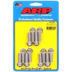 ARP 12PT HEADER BOLTS,S/LESS (12) 3/8 1.000UHL  5/16"12PT ARP - 400-1209