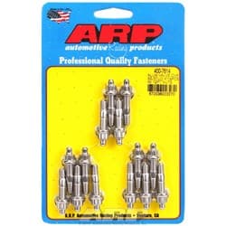 ARP 12PT V/COVER STUD SET(14PC )1/4 STUD SUIT CAST ALUM COVER ARP - 400-7614