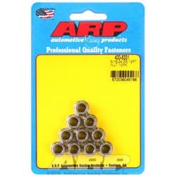 SS 12PT NUTS 5/16-24 UNF (10) 3/8" WRENCH, .526" COLLAR ARP / 400-8331