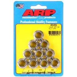 SS 12PT NUT 1/2-20 UNF (10) 9/16" WRENCH, .823" COLLAR ARP / 400-8334