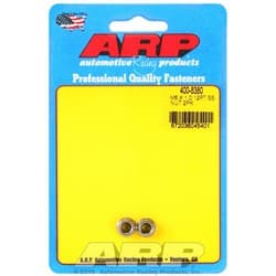 SS 12PT NUTS M6x1.00 (2) 8mm WRENCH, .413" COLLAR ARP / 400-8380