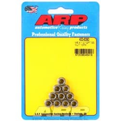 SS 12PT NUTS M6x1.00 (10) 8mm WRENCH, .413" COLLAR ARP / 400-8390