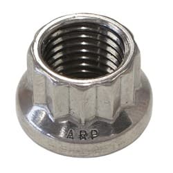 SS 12PT NUTS 1/2-13 UNC (10) 9/16" WRENCH, .823" COLLAR ARP / 401-8342