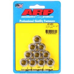 SS 12PT NUTS M10x1.00 (10) 12mm WRENCH, .700" COLLAR ARP / 401-8351