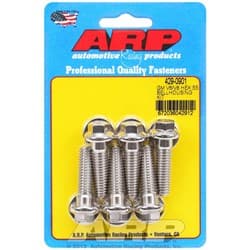 SBC BBC SS BELLHOUSING BOLTS 3/8-16 x 1.375", STAINLESS HEX ARP - 429-0901