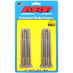INTAKE MANIFOLD BOLTS, GM LS SS HEX, M6x1.0 x 114mm UHL ARP - 430-2001