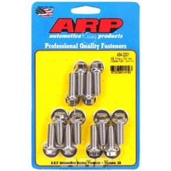 ARP HEX INTAKE BOLT KIT, SBC SB CHEV   STAINLESS ARP - 434-2001