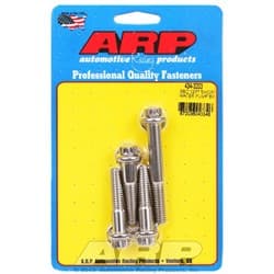 SBC W/PUMP BOLTS SS 12-PT SHORT WATER PUMP, STAINLESS ARP - 434-3203