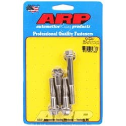SBC W/PUMP BOLTS SS HEX SHORT WATER PUMP, STAINLESS ARP - 434-3204