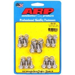 FORD 289 351W 351C HOLDEN 253 308 OIL PAN BOLT KIT 12pS/LESS ARP - 454-1801