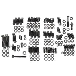 BLACK 12-PT ACCESSORY BOLT KIT SBC PRE-1986 WITH HEADERS ARP - 534-9701