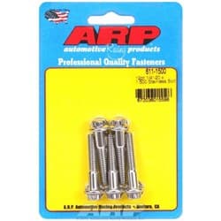 SS 12PT BOLTS 1/4" UNC x 1.50" 5/16" WRENCH (5-PACK) 1/4-20 ARP / AR611-1500