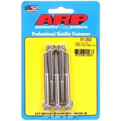 SS 12PT BOLTS 1/4" UNC x 2.50" 5/16" WRENCH (5-PACK) 1/4-20 ARP / AR611-2500