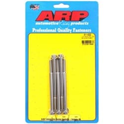SS 12PT BOLTS 1/4" UNC x 4.00" 5/16" WRENCH (5-PACK) 1/4-20 ARP - 611-4000