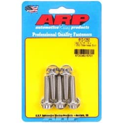 SS 12PT BOLTS 5/16" UNC x 1.25 3/8" WRENCH (5-PACK) 5/16-18 ARP / 612-1250