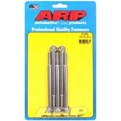 SS 12PT BOLTS 5/16" UNC x 4.50 3/8" WRENCH (5-PACK) 5/16-18 ARP / 612-4500