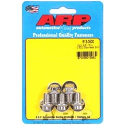 SS 12PT BOLTS 3/8" UNC x .500" 3/8" WRENCH (5-PACK) 3/8-16 ARP / AR613-0500
