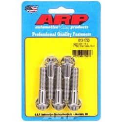 SS 12PT BOLTS 3/8" UNC x 1.75" 3/8" WRENCH (5-PACK) 3/8-16 ARP - 613-1750