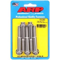 SS 12PT BOLTS 3/8" UNC x 2.50" 3/8" WRENCH (5-PACK) 3/8-16 ARP / AR613-2500