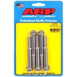SS 12PT BOLTS 3/8" UNC x 3.00" 3/8" WRENCH (5-PACK) 3/8-16 ARP - 613-3000