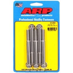 SS 12PT BOLTS 3/8" UNC x 3.50" 3/8" WRENCH (5-PACK) 3/8-16 ARP / 613-3500