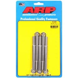 SS 12PT BOLTS 3/8" UNC x 4.25" 3/8" WRENCH (5-PACK) 3/8-16 ARP / AR613-4250
