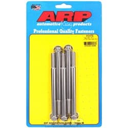 SS 12PT BOLTS 3/8" UNC x 4.75" 3/8" WRENCH (5-PACK) 3/8-16 ARP - 613-4750