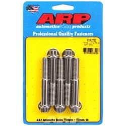 SS 12PT BOLTS 7/16" UNC x 2.75 7/16" WRENCH (5-PACK) 7/16-14 ARP - 616-2750