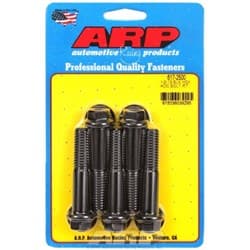 HEX BOLTS 1/2" UNC x 2.50" 9/16" WRENCH (5-PACK) 1/2-13 ARP / 617-2500