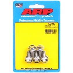 SS HEX BOLTS 5/16" UNC x .560" 3/8" WRENCH (5-PACK) 5/16-18 ARP - 622-0560