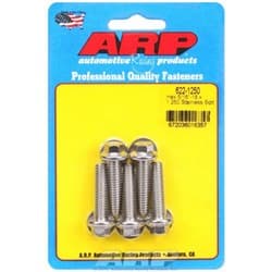 SS HEX BOLTS 5/16" UNC x 1.25" 3/8" WRENCH (5-PACK) 5/16-18 ARP - 622-1250