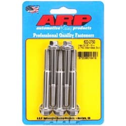 SS HEX BOLTS 5/16" UNC x 2.75" 3/8" WRENCH (5-PACK) 5/16-18 ARP - 622-2750