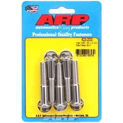 SS HEX BOLTS 3/8" UNC x 2.00" 3/8-16. HOLDEN VN EFI INTAKE ARP - 623-2000