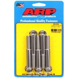SS HEX BOLTS 7/16" UNC x 3.00" 1/2" WRENCH (5-PACK) 7/16-14 ARP - 626-3000