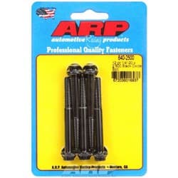 12PT BOLTS 1/4" UNC x 2.50" 5/16" WRENCH (5-PACK) 1/4-20 ARP - 640-2500