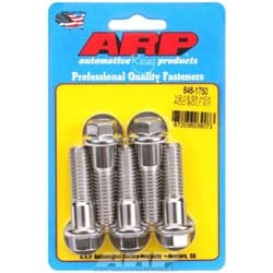 SS HEX BOLTS 1/2" UNC x 1.75" 9/16" WRENCH (5-PACK) 1/2-13 ARP - AR646-1750