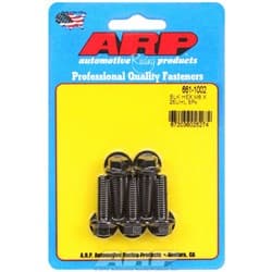 HEX BOLTS M8x1.25 x 25mm 10mm WRENCH (5-PACK) 8mm-1.25 ARP / 661-1002