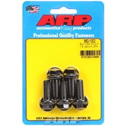HEX BOLTS M10x1.50 x 25mm 12mm WRENCH (5-PACK) 10mm-1.50 ARP / 662-1002