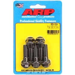 HEX BOLTS M10x1.25 x 35mm 12mm WRENCH (5-PACK) 10mm-1.25 ARP / 663-1004