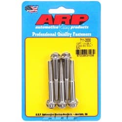 SS 12PT BOLTS 1/4" UNF x 2.00" 5/16" WRENCH (5-PACK) 1/4-28 ARP / 711-2000