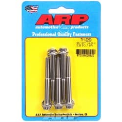 SS 12PT BOLTS 1/4" UNF x 2.25" 5/16" WRENCH (5-PACK) 1/4-28 ARP / 711-2250