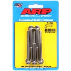 SS 12PT BOLTS 1/4" UNF x 2.50" 5/16" WRENCH (5-PACK) 1/4-28 ARP / 711-2500
