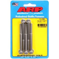SS 12PT BOLTS 1/4" UNF x 2.75" 5/16" WRENCH (5-PACK) 1/4-28 ARP / 711-2750