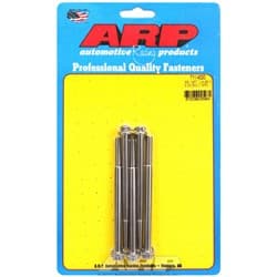 SS 12PT BOLTS 1/4" UNF x 4.00" 5/16" WRENCH (5-PACK) 1/4-28 ARP / 711-4000