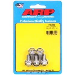 SS 12PT BOLTS 5/16" UNF x .560 3/8" WRENCH (5-PACK) 5/16-24 ARP / 712-0560
