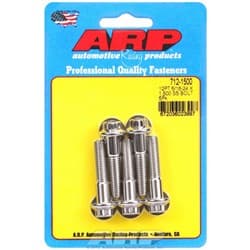 SS 12PT BOLTS 5/16" UNF x 1.50 3/8" WRENCH (5-PACK) 5/16-24 ARP / 712-1250
