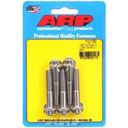 SS 12PT BOLTS 5/16" UNF x 1.75 3/8" WRENCH (5-PACK) 5/16-24 ARP / AR712-1750
